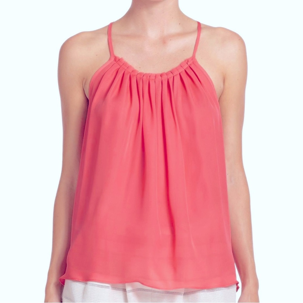 NWT Ramy Brook Olivia top 100% silk